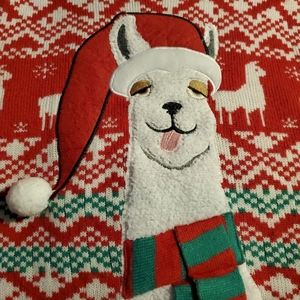 Womens Jolly Sweaters Ugly Christmas Pullover Size L Llamas Long Sleeve.